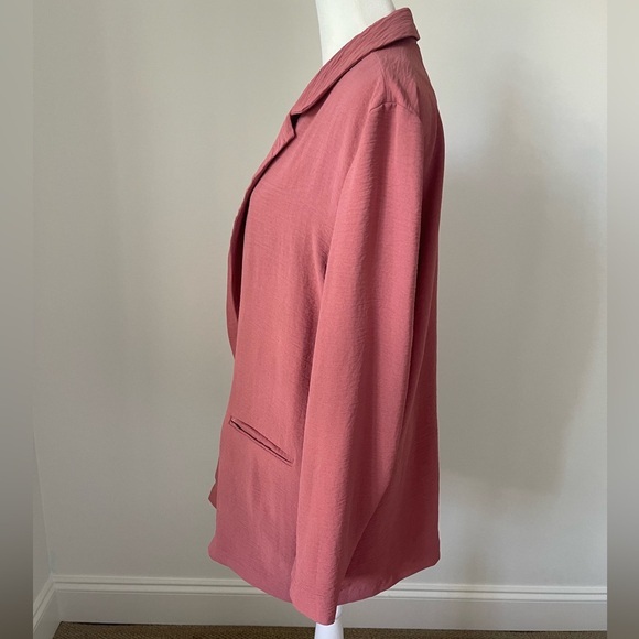 *NWT* Juniors' SO® Oversized Lightweight Blazer - Mauve - Size M - Picture 6 of 15
